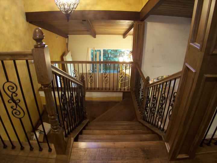 wood stair railings Laguna Niguel