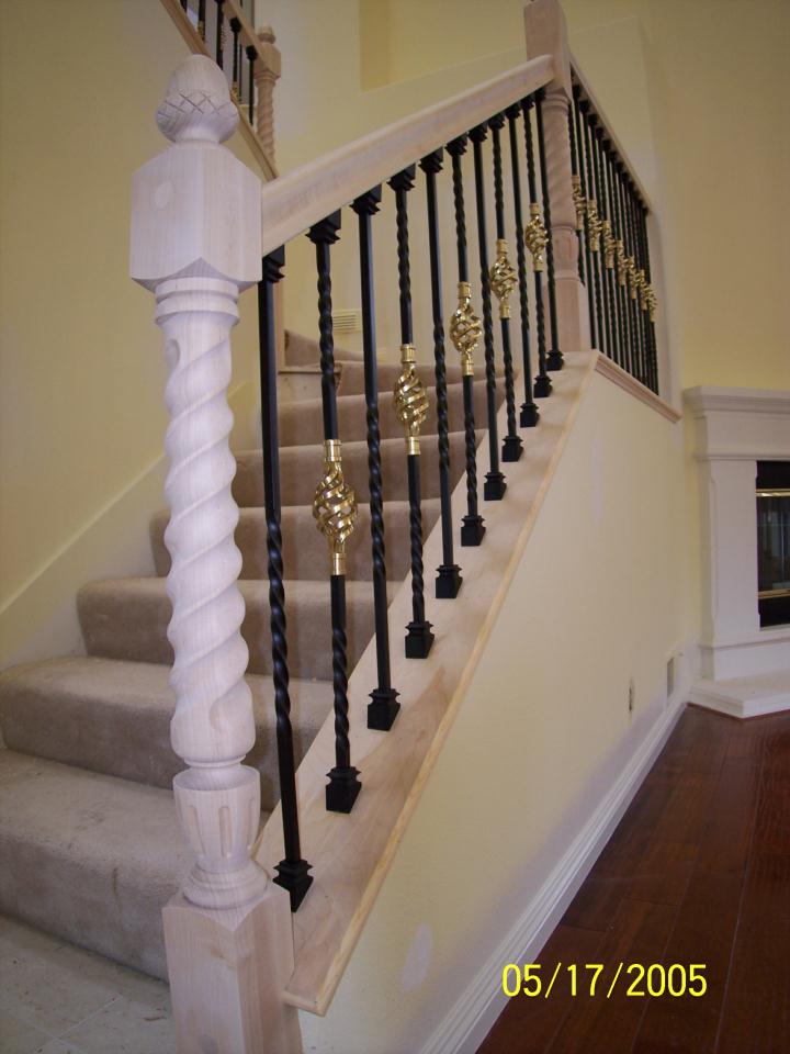 Iron Wood Stair Railing Contractors Laguna Niguel Ca